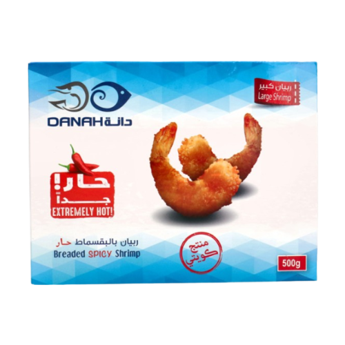 دانة ربيان بالبقسماط حار ربيان كبير 500جم